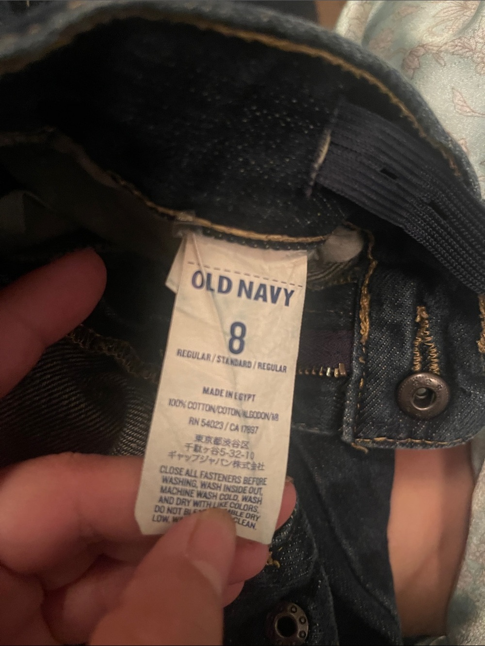 Old Navy Dark Blue Cropped Women's Jeans